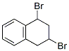 1,3-dibromo-1,2,3,4-tetrahydronaphthalene  Struktur