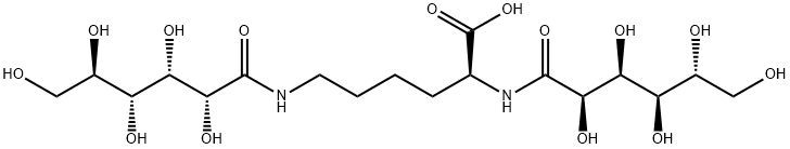 N2,N6-di-D-gluconoyl-L-lysine Struktur