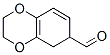 1,4-Benzodioxin-6-carboxaldehyde,  2,3,5,6-tetrahydro- Struktur