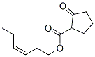 (Z)-3-hexenyl 2-oxocyclopentanecarboxylate  Struktur