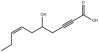 (Z)-5-hydroxy-7-decen-2-ynoic acid Struktur