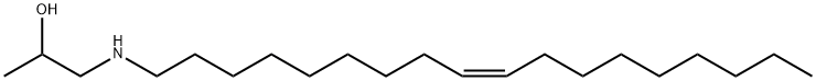 (Z)-1-(octadec-9-enylamino)propan-2-ol Struktur