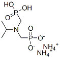 diammonium dihydrogen [[(1-methylethyl)imino]bis(methylene)]bisphosphonate Struktur