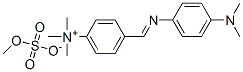 4-[[4-(dimethylamino)phenyl]iminomethyl]-N,N,N-trimethylanilinium methyl sulphate  Struktur