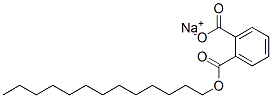 sodium tridecyl phthalate Struktur