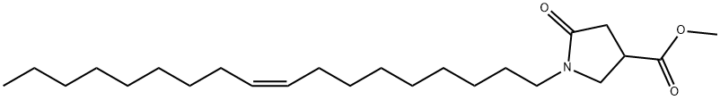 methyl (Z)-1-(octadec-9-enyl)-5-oxopyrrolidine-3-carboxylate Struktur