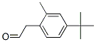 (4-tert-butyl-o-tolyl)acetaldehyde Struktur