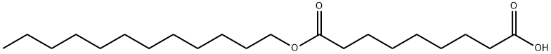 dodecyl hydrogen azelate Struktur