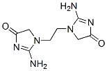 1,1'-(ethane-1,2-diyl)bis[2-amino-1,5-dihydro-4H-imidazol-4-one] Struktur