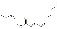 (Z)-2-pentenyl (2E,4Z)-2,4-decadienoate Struktur