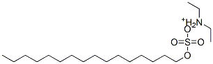 diethylammonium hexadecyl sulphate  Struktur