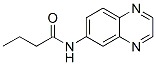 Butanamide,  N-6-quinoxalinyl- Struktur