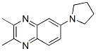 Quinoxaline,  2,3-dimethyl-6-(1-pyrrolidinyl)- Struktur