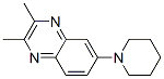 Quinoxaline,  2,3-dimethyl-6-(1-piperidinyl)- Struktur