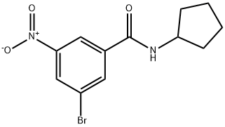 3-Bromo-N-cyclopentyl-5-nitrobenzamide price.