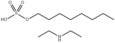 diethylammonium octyl sulphate Struktur