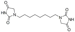 1,1'-(octane-1,8-diyl)bisimidazolidine-2,4-dione Struktur