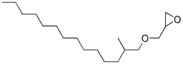 [[(2-methyltetradecyl)oxy]methyl]oxirane Struktur