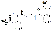 disodium 2,2'-[1,2-ethanediylbis(iminocarbonyl)]bisbenzoate Struktur