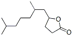 5-(2,6-dimethylheptyl)dihydrofuran-2(3H)-one Struktur