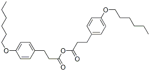 3-[p-(hexyloxy)phenyl]propionic anhydride Struktur