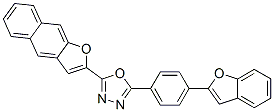 2-[4-(2-benzofuryl)phenyl]-5-naphtho[2,3-b]furan-2-yl-1,3,4-oxadiazole Struktur