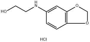 N-羥乙基-3,4-亞甲二氧基苯胺鹽酸鹽, 94158-14-2, 結(jié)構(gòu)式