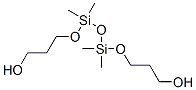 3,3'-[(1,1,3,3-tetramethyldisiloxane-1,3-diyl)bis(oxy)]dipropanol Struktur