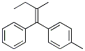 p-(2-methyl-1-phenyl-1-butenyl)toluene Struktur