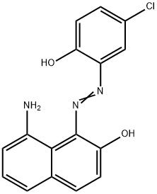 8-amino-1-[(5-chloro-2-hydroxyphenyl)azo]-2-naphthol Struktur