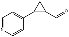 2-Pyridin-4-ylcyclopropanecarboxaldehyde, tech Struktur