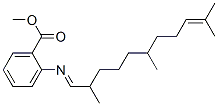 methyl 2-[(2,6,10-trimethyl-9-undecenylidene)amino]benzoate Struktur