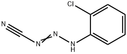 3-(2-chlorophenyl)-1-triazene-1-carbonitrile Struktur