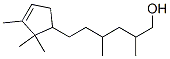 beta,.delta.,2,2,3-pentamethylcyclopent-3-ene-1-hexanol Struktur