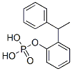 2-(1-phenylethyl)phenyl dihydrogen phosphate Struktur