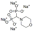 morpholinomethylenebisphosphonic acid, sodium salt Struktur