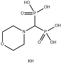 (morpholinomethylene)bisphosphonic acid, potassium salt Struktur