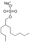 sodium 2-butyloctyl sulphate Struktur