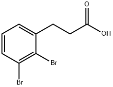 3-(2,3-dibromophenyl)propionic acid Struktur