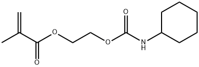 2-[[(cyclohexylamino)carbonyl]oxy]ethyl methacrylate Struktur