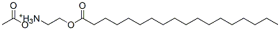 2-(stearoyloxy)ethylammonium acetate Struktur