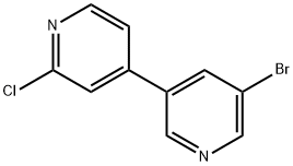 5-BROMO-2'-CHLORO-[3,4']-BIPYRIDINE Struktur