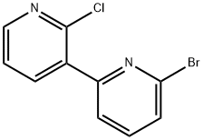 6-BROMO-2'-CHLORO-[2,3']-BIPYRIDINE Struktur