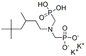 dipotassium dihydrogen [[(3,5,5-trimethylhexyl)imino]bis(methylene)]diphosphonate Struktur