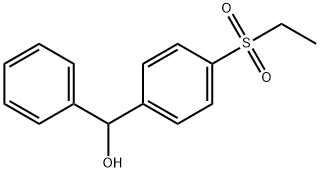 4-(ethylsulphonyl)benzhydryl alcohol Struktur