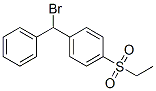 1-(bromophenylmethyl)-4-(ethylsulphonyl)benzene Struktur