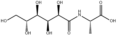 N-D-gluconoyl-L-alanine Struktur