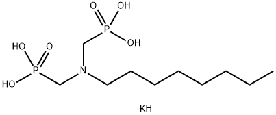 [(octylimino)bis(methylene)]bisphosphonic acid, potassium salt Struktur