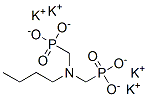 [(butylimino)bis(methylene)]bisphosphonic acid, potassium salt Struktur