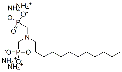 [(dodecylimino)bis(methylene)]bisphosphonic acid, ammonium salt  Struktur